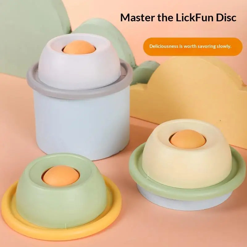 Pet Lick Mat Yogurt Licking Plate Slow Feeder For Dogs & Cats - Interactive Snack Bowl Promotes Dental Health Pet Licking Mat.