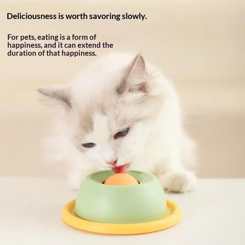 Pet Lick Mat Yogurt Licking Plate Slow Feeder For Dogs & Cats - Interactive Snack Bowl Promotes Dental Health Pet Licking Mat.