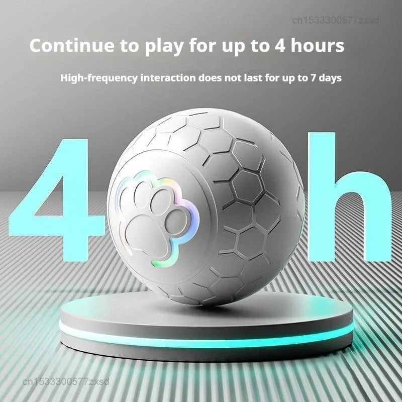 Smart Interactive Pet Toy Ball with RGB Lights