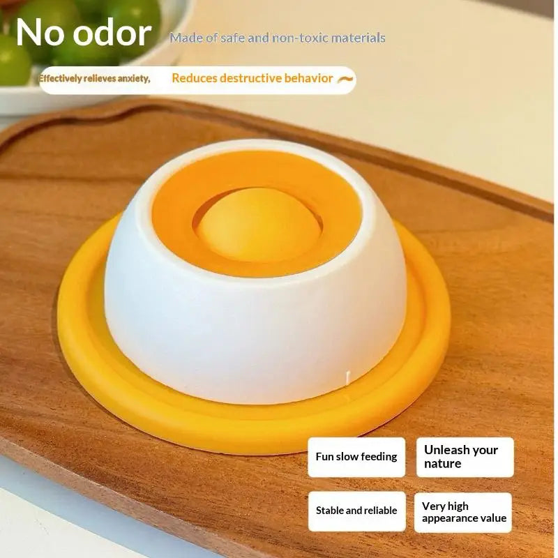 Pet Lick Mat Yogurt Licking Plate Slow Feeder For Dogs & Cats - Interactive Snack Bowl Promotes Dental Health Pet Licking Mat.