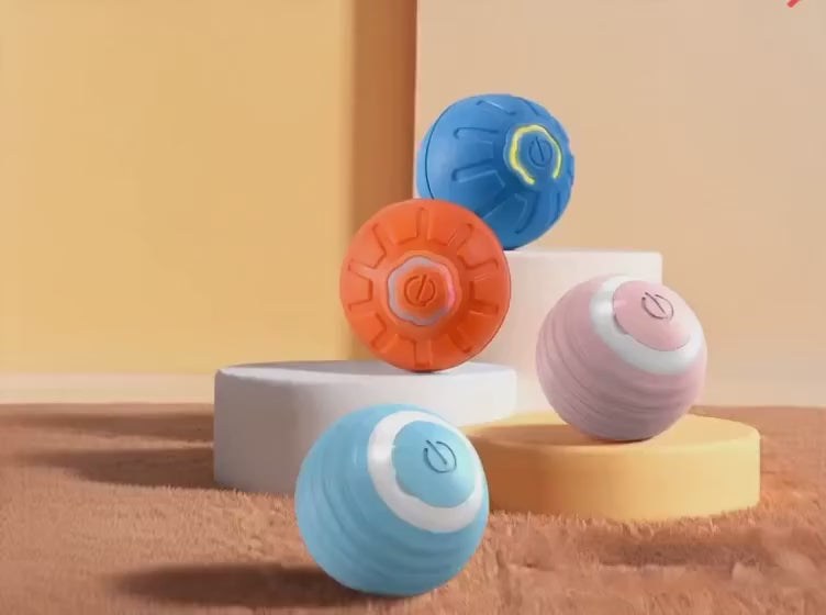 Smart Interactive Pet Toy Ball with RGB Lights